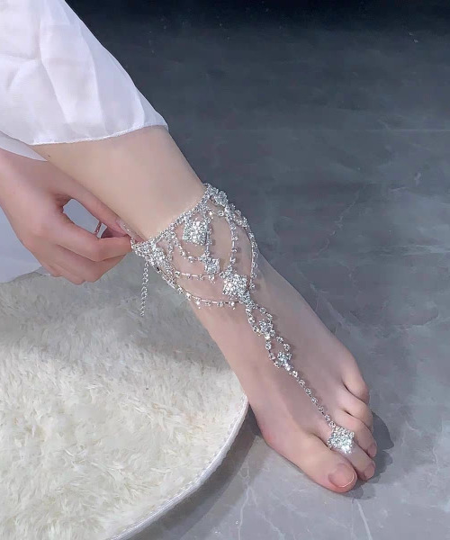 SILVER BULLET（シルバーバレット）の「『SBLTR』ユニセックス ドレッシーデザインアンクレット 片足用（アンクレット・レディース・その他1/その他12/その他9/その他7/その他4/その他6/その他10/その他8/その他11/その他5/その他3/その他2・FREE）」の4枚目の写真