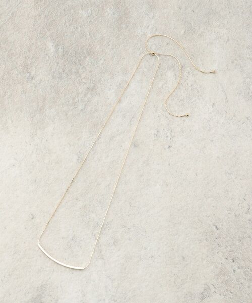 OPAQUE.CLIP（オペークドットクリップ）の「メタルバースライドネックレス（ネックレス・レディース・ゴールド/シルバー・00）」の5枚目の写真