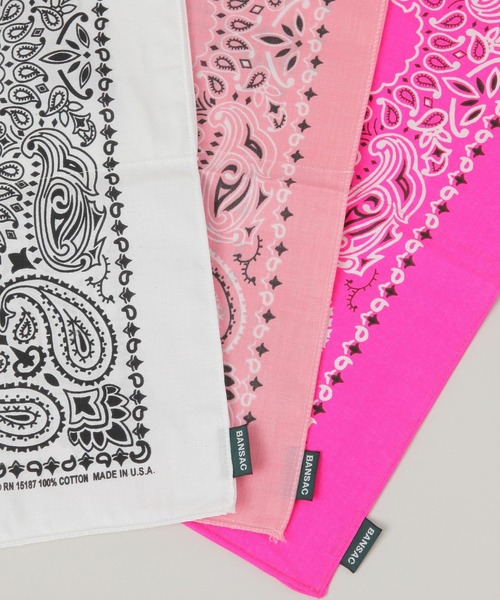 RAGEBLUE（レイジブルー）の「【BANSAC/バンサック】バンダナBAG（ショルダーバッグ・レディース・オレンジ系その他7/グリーン系その他/その他22/イエロー系その他/ピンク系その他/オフホワイト/マスタード/レッド・FREE）」の12枚目の写真