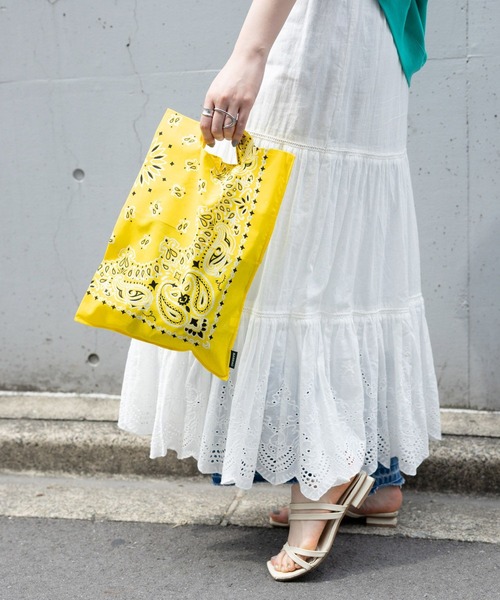RAGEBLUE（レイジブルー）の「【BANSAC/バンサック】バンダナBAG（ショルダーバッグ・レディース・オレンジ系その他7/グリーン系その他/その他22/イエロー系その他/ピンク系その他/オフホワイト/マスタード/レッド・FREE）」の13枚目の写真