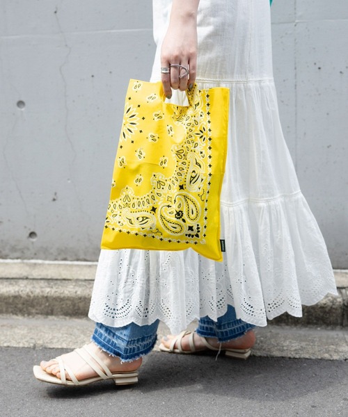 RAGEBLUE（レイジブルー）の「【BANSAC/バンサック】バンダナBAG（ショルダーバッグ・レディース・オレンジ系その他7/グリーン系その他/その他22/イエロー系その他/ピンク系その他/オフホワイト/マスタード/レッド・FREE）」の14枚目の写真
