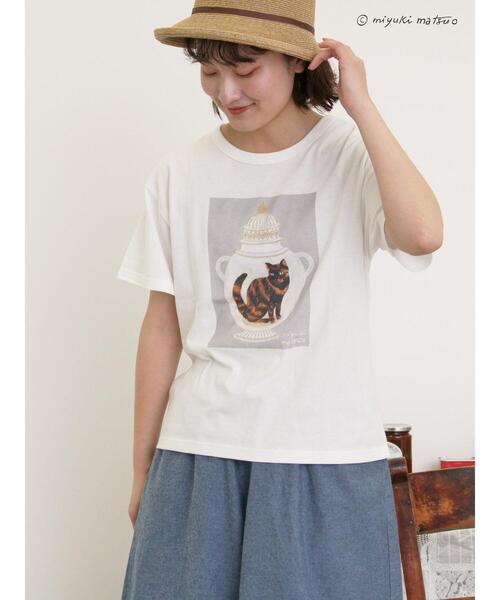 セール】【miyuki matsuo×Samansa Mos2】Tシャツ（Tシャツ