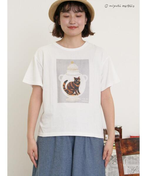 セール】【miyuki matsuo×Samansa Mos2】Tシャツ（Tシャツ