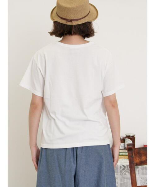 Samansa Mos2（サマンサ モスモス）の「【miyuki matsuo×Samansa Mos2】Tシャツ（Tシャツ/カットソー・レディース・ベージュ/ブラック/オフホワイト・F）」の22枚目の写真