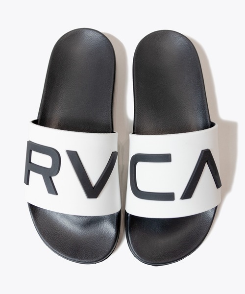 JACKROSE（ジャックローズ）の「RVCA SHOWER SLIDE（サンダル・メンズ・ブラック/ホワイト/ブラック系2/ホワイト系2・M/L/XL）」の8枚目の写真