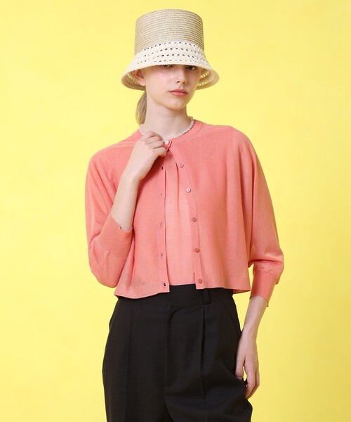 シアー天竺ドルマンカーディガン シアー天竺ドルマン カーディガン