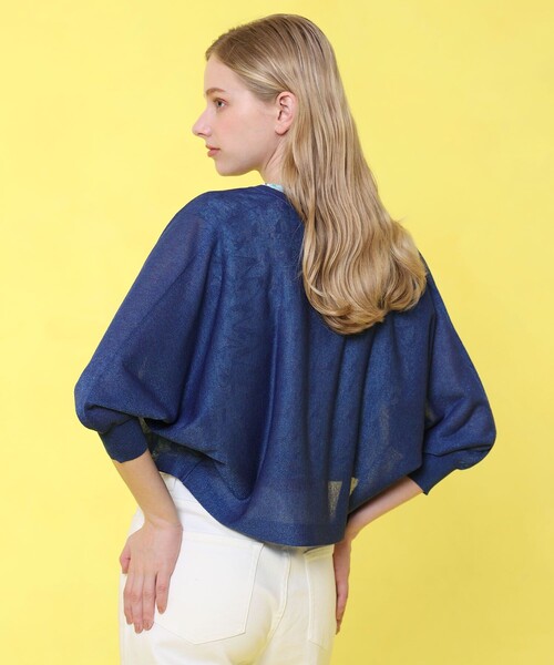 シアー天竺ドルマン カーディガン