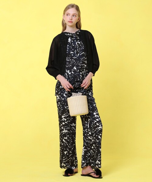 ANAYI(アナイ)の「シアー天竺ドルマン カーディガン(カーディガン/ボレロ・レディース・コーラル/ブルー/ブラック/ホワイト/ベージュ/ライトグレー/ネイビー/シルバー/ピンク・38/36)」の16枚目の写真