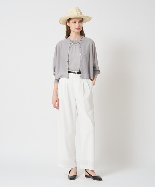 アナイ　シアー天竺ドルマンカーディガン シアー天竺ドルマン カーディガン|ANAYI OFFICIAL ONLINE STORE