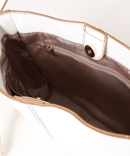 MIAN (ミアン)の「【MIAN】CHIVE ラウンドショルダーバッグ / 2241-233-1(ショルダーバッグ・レディース・ブラック/グレイッシュベージュ/アイボリー・FREE)」の7枚目の写真