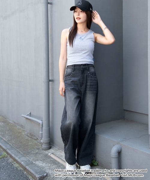 MLB（メジャーリーグベースボール）の「∴WEGO/MLB別注ラインストーンタンク（タンクトップ・レディース・その他3/その他2/その他1・FREE）」の16枚目の写真