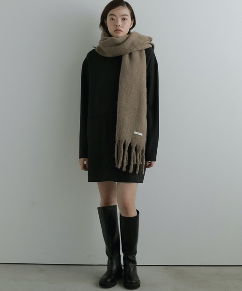 anuke（アンヌーク）の「Ecoleather Long Boots（ブーツ・レディース・ブラック・36inch/37inch/38inch）」の2枚目の写真
