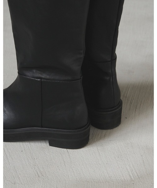 Ecoleather Long Boots（ブーツ）｜anuke（アンヌーク）のファッション