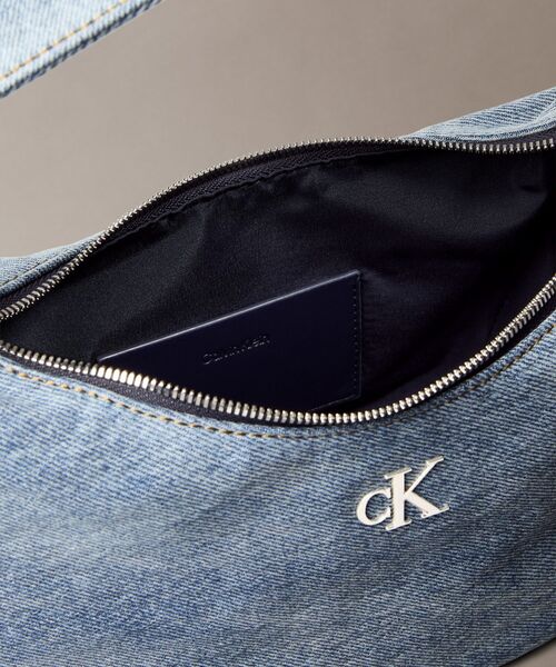 セール】デニムソフト クレセントバッグ（ボディバッグ/ウエストポーチ