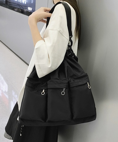 Miniministore(ミニミニストア)の「ドローストリングショルダーバッグ 大容量(ショルダーバッグ・レディース・ブラック・FREE)」の14枚目の写真