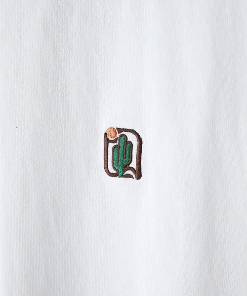 UNIIT(ユニット)の「【DESERT SPORTSWEAR:デザートスポーツウェア】ワンポイント 刺繍 Tシャツ(Tシャツ/カットソー・メンズ・ホワイト/ブラック/ブラウン/スミクロ/サックスブルー/アイボリー/ピンク・MEDIUM/LARGE/X-LARGE)」の12枚目の写真