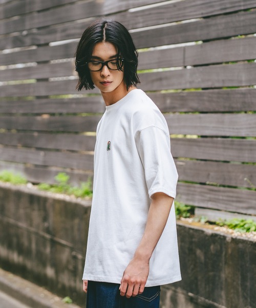 UNIIT(ユニット)の「【DESERT SPORTSWEAR:デザートスポーツウェア】ワンポイント 刺繍 Tシャツ(Tシャツ/カットソー・メンズ・ホワイト/ブラック/ブラウン/スミクロ/サックスブルー/アイボリー/ピンク・MEDIUM/LARGE/X-LARGE)」の21枚目の写真