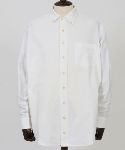 THEOREM（セオレム）の「ms6123- Cleric Oxfoed Rover LS Shirt オックスシャツ（シャツ/ブラウス・メンズ・ホワイト×ブルー/ホワイト/ホワイト×ブラック・L/XL/M）」の14枚目の写真