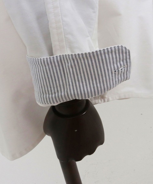 THEOREM（セオレム）の「ms6123- Cleric Oxfoed Rover LS Shirt オックスシャツ（シャツ/ブラウス・メンズ・ホワイト×ブルー/ホワイト/ホワイト×ブラック・L/XL/M）」の6枚目の写真