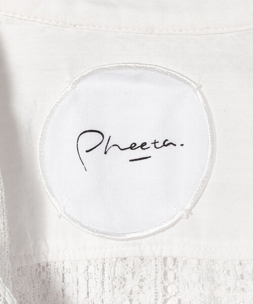 フィータ【別注】Irene シャツ/013-UAWomens2レース　コットン 別注】＜Pheeta＞Irene シャツ/013-UAWomens2（シャツ/ブラウス