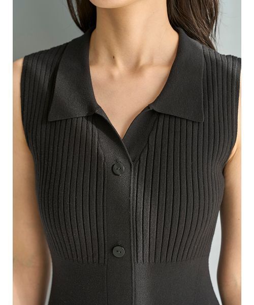 セール】フロントボタンニットワンピース（ワンピース）｜SNIDEL