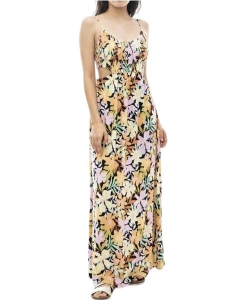 BILLABONG（ビラボン）の「【BILLABONG/ビラボン】24SS TRUE DESIRE/レトロフラワー総柄ロングワンピース（ワンピース・レディース・マルチ・SMALL）」の2枚目の写真