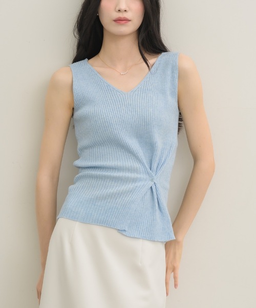 NEUNA（ヌナ）の「4wayサマーニットタンク（タンクトップ・レディース・ピンク/ブラック/ブルー・FREE）」の12枚目の写真