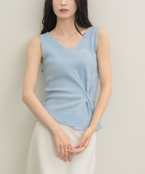 NEUNA（ヌナ）の「4wayサマーニットタンク（タンクトップ・レディース・ピンク/ブラック/ブルー・FREE）」の11枚目の写真