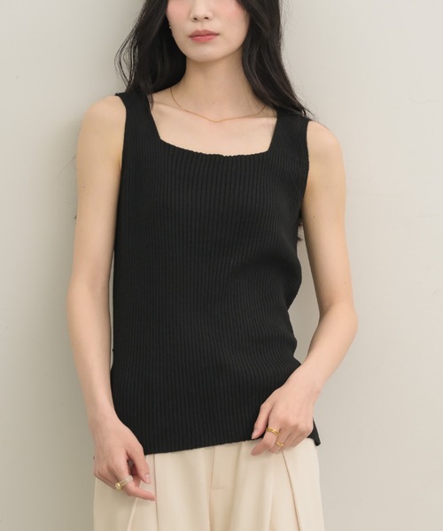 NEUNA（ヌナ）の「4wayサマーニットタンク（タンクトップ・レディース・ピンク/ブラック/ブルー・FREE）」の22枚目の写真