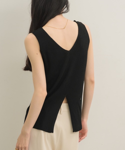 NEUNA（ヌナ）の「4wayサマーニットタンク（タンクトップ・レディース・ピンク/ブラック/ブルー・FREE）」の15枚目の写真