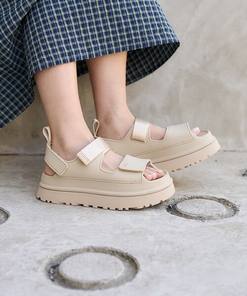 UGG アグ Golden Glow ゴールデングロウ サンダル 厚底 23cm UGG/アグ GoldenGlow/ゴールデングロウ[23.0cm～24.0cm
