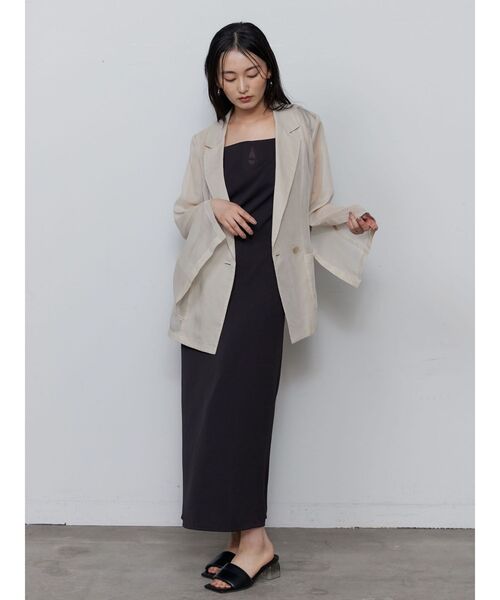 LAGUNAMOON 2WAY スリーブジャケット ダークブラウン LAGUNAMOON 2WAY スリーブジャケット ダークブラウン LAGUNAMOON