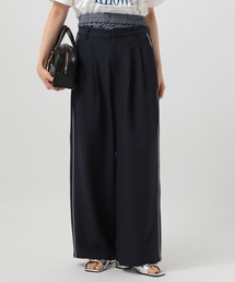 BAYFLOW | [シワになりにくい]Wウエストワイドパンツ(その他パンツ)