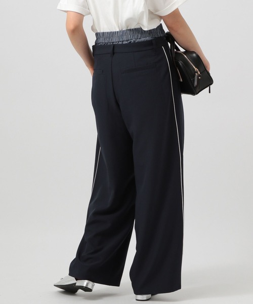 BAYFLOW（ベイフロー）の「[シワになりにくい]Wウエストワイドパンツ（その他パンツ・レディース・グレー/ベージュ/ネイビー・SMALL/MEDIUM）」の15枚目の写真