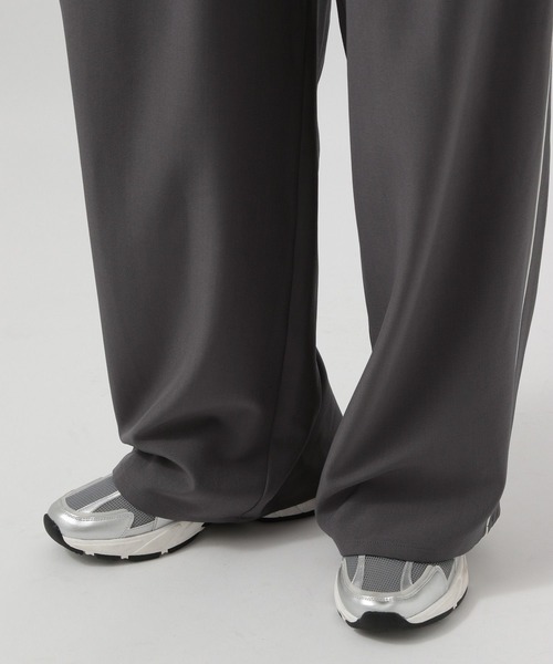 BAYFLOW（ベイフロー）の「[シワになりにくい]Wウエストワイドパンツ（その他パンツ・レディース・グレー/ベージュ/ネイビー・SMALL/MEDIUM）」の21枚目の写真