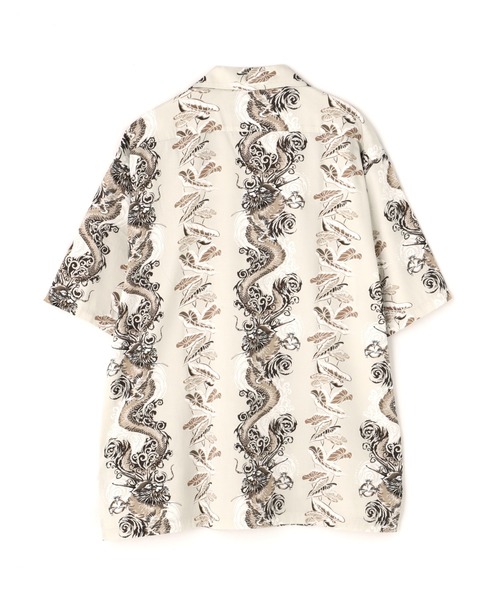 AVIREX（アヴィレックス）の「《WEB&DEPOT限定》ALOHA SHIRT DRAGON RISE / アロハシャツ ドラゴンライズ / AVIREX / アヴィレックス（シャツ/ブラウス・メンズ・ナチュラル/ブルー/ブラック・MEDIUM/LARGE/X-LARGE/XX-LARGE）」の19枚目の写真