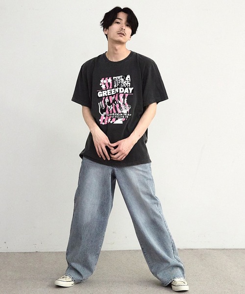 レア Perfume GAME Tシャツ Mサイズ ダークグリーン GOOD ROCK SPEED】プリントTシャツ（GREEN DAY/グリーンデイ