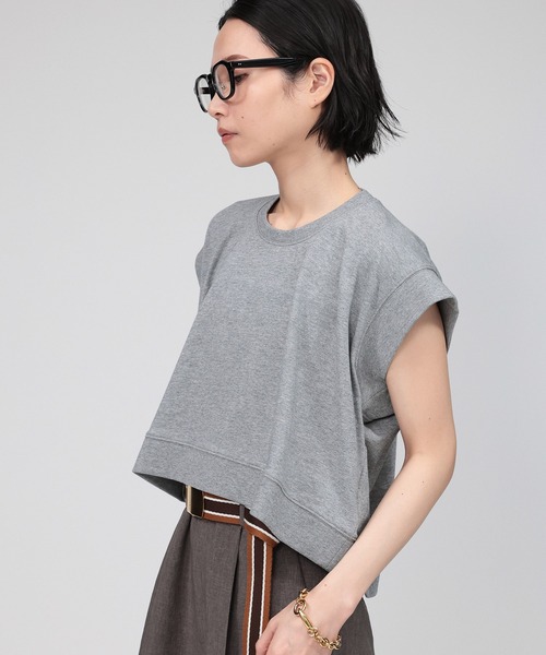 BABYLONE（バビロン）の「フレンチショートプルオーバー（Tシャツ/カットソー・レディース・ブラック/グレー/ホワイト・フリー）」の20枚目の写真