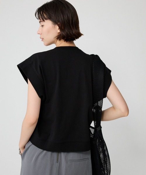 BABYLONE（バビロン）の「フレンチショートプルオーバー（Tシャツ/カットソー・レディース・ブラック/グレー/ホワイト・フリー）」の6枚目の写真