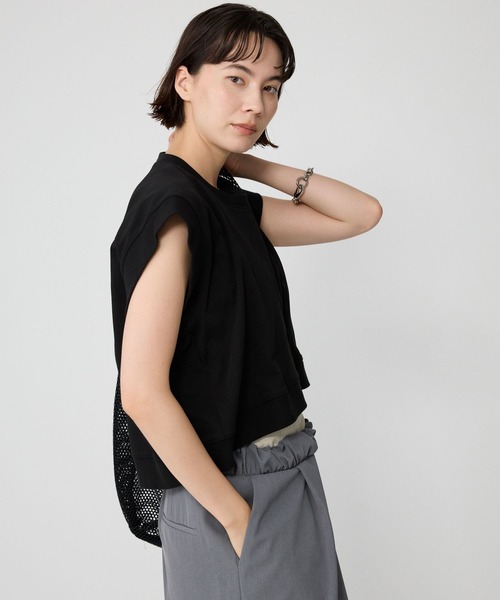 BABYLONE（バビロン）の「フレンチショートプルオーバー（Tシャツ/カットソー・レディース・ブラック/グレー/ホワイト・フリー）」の7枚目の写真