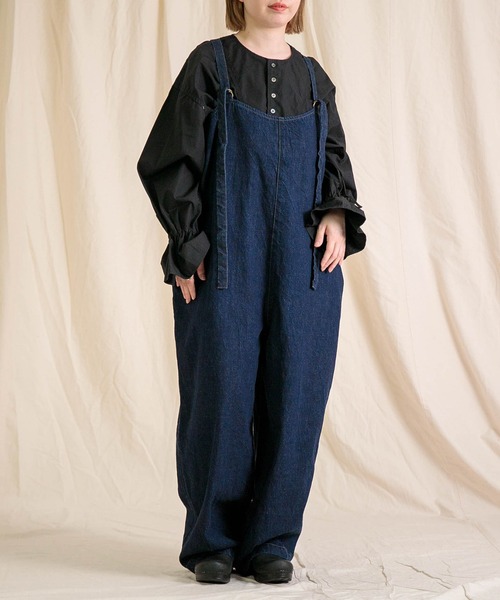 Brocante（ブロカント）の「[Brocante / ブロカント] CM30sウェザー マンシュデコールシャツ（シャツ/ブラウス・レディース・ホワイト/モカ/ブラック・2）」の14枚目の写真