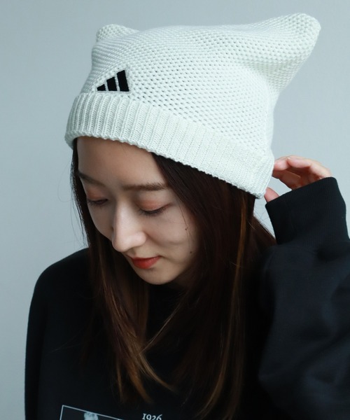 adidas（アディダス）の「【adidas/アディダス】ADM LT-MESH ADVENTURE / ニットワッチ（ニットキャップ/ビーニー・メンズ・ブラック/ホワイト・FREE）」の12枚目の写真