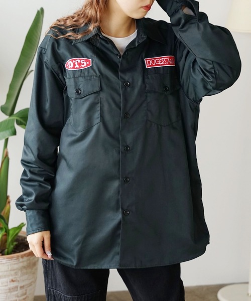 セール】DOGTOWN/ドッグタウン DST WORK SHIRT ワークシャツ 長袖