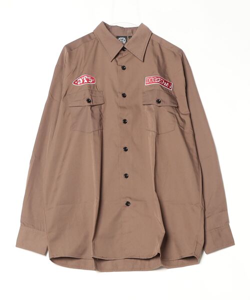 DOGTOWN/ドッグタウン DST WORK SHIRT ワークシャツ 長袖シャツ