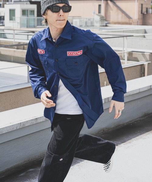 セール】DOGTOWN/ドッグタウン DST WORK SHIRT ワークシャツ 長袖