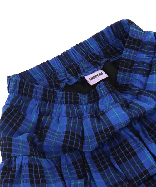 ANAP GｉRL（アナップガール）の「ティアード チェック スカート【キッズお揃い】（スカート・キッズ・ブルー/レッド・M/S/XS）」の11枚目の写真