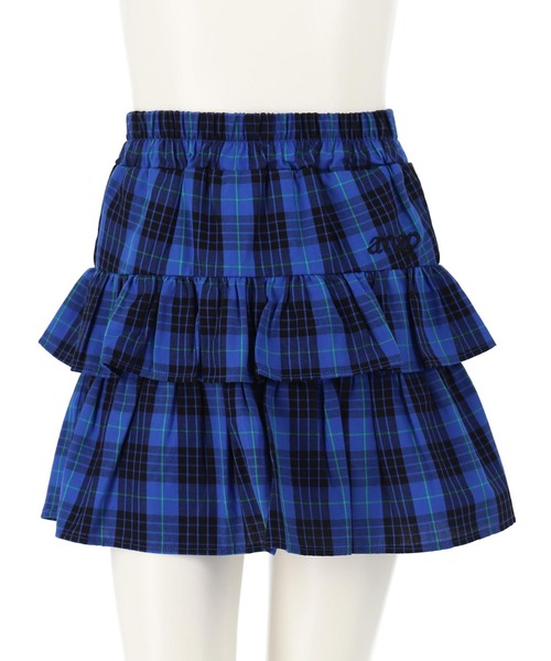 ANAP GｉRL（アナップガール）の「ティアード チェック スカート【キッズお揃い】（スカート・キッズ・ブルー/レッド・M/S/XS）」の14枚目の写真