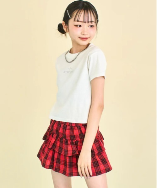 キッズ♡ガールズ♡トップス♡スカート♡おまとめ♡ アナップキッズ＆ガール（ANAP KIDS&GiRL）/肩ジップ デザイン