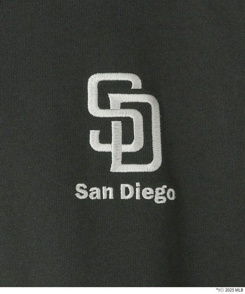 LOWRYS FARM(ローリーズファーム)の「MLBハーフZIPポロSS 492782(Tシャツ/カットソー・メンズ・ネイビー/アイボリー/チャコールグレー・MEDIUM/LARGE)」の21枚目の写真