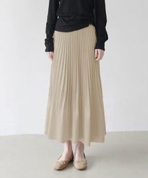 aimoha | シルク調 プリーツミディロングスカート フォーマルにも(スカート)